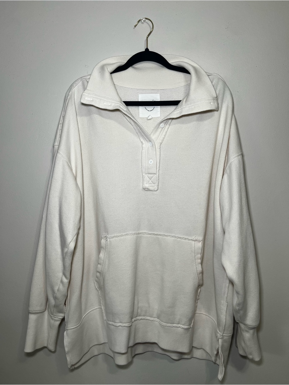 aerie cream pullover sweater